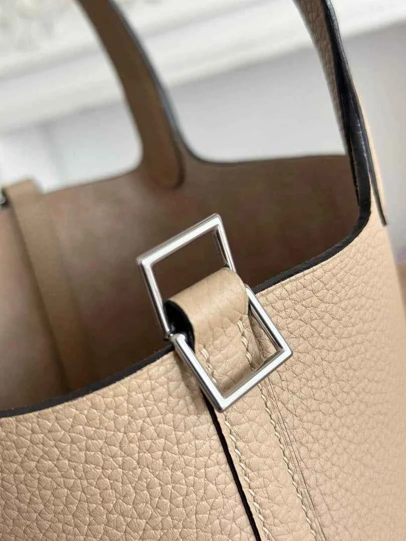 Hermès Picotin Lock 18 pocket bag Togo Leather Gray H9352006