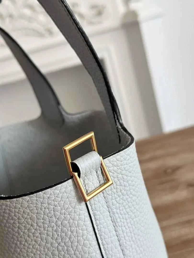 Hermès Picotin Lock 18 pocket bag Togo Leather Light Blue H9352005