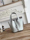 Hermès Picotin Lock 18 pocket bag Togo Leather Light Blue H9352005