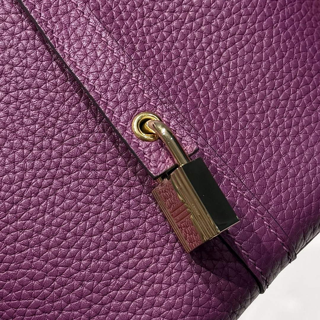 Hermès Picotin Lock 18 pocket bag Togo Leather Purple H9352008