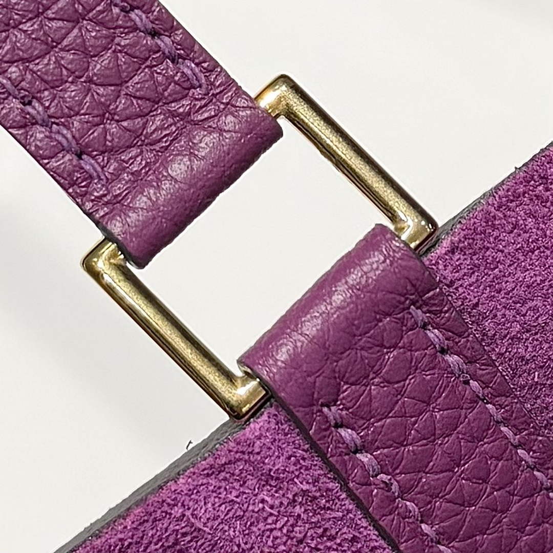 Hermès Picotin Lock 18 pocket bag Togo Leather Purple H9352008
