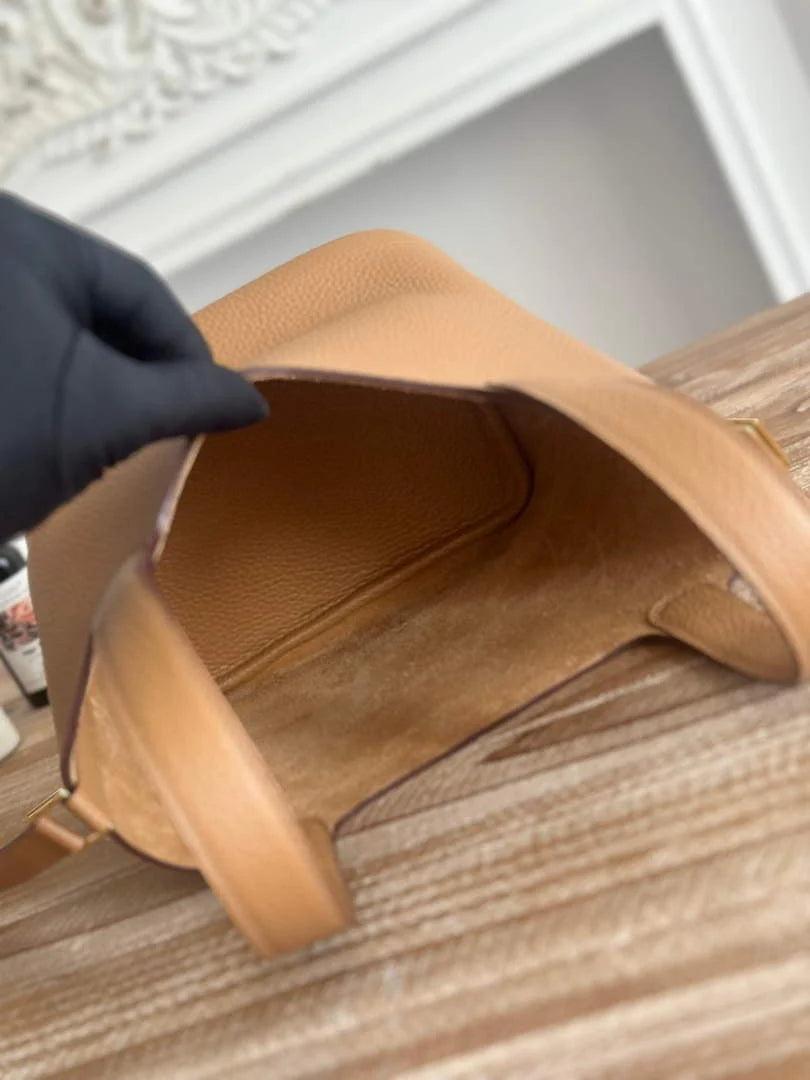 Hermès Picotin Lock 18 pocket bag Togo Leather Tan H9352003