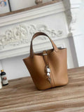 Hermès Picotin Lock 18 pocket bag Togo Leather Tan H9352003