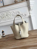 Hermès Picotin Lock 18 pocket bag Togo Leather H935100 beige