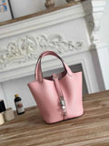 Hermès Picotin Lock 18 pocket bag Togo Leather H935100 pink