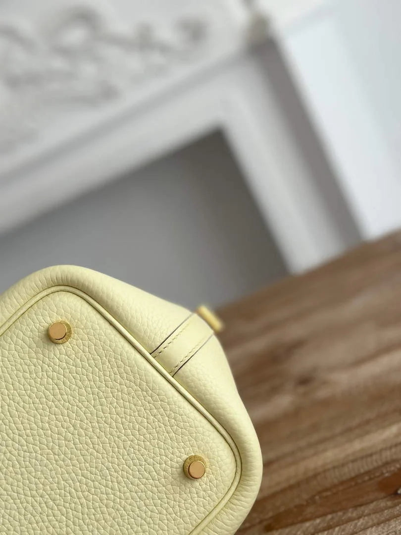 Hermès Picotin Lock 18 pocket bag Togo Leather H935100 light yellow