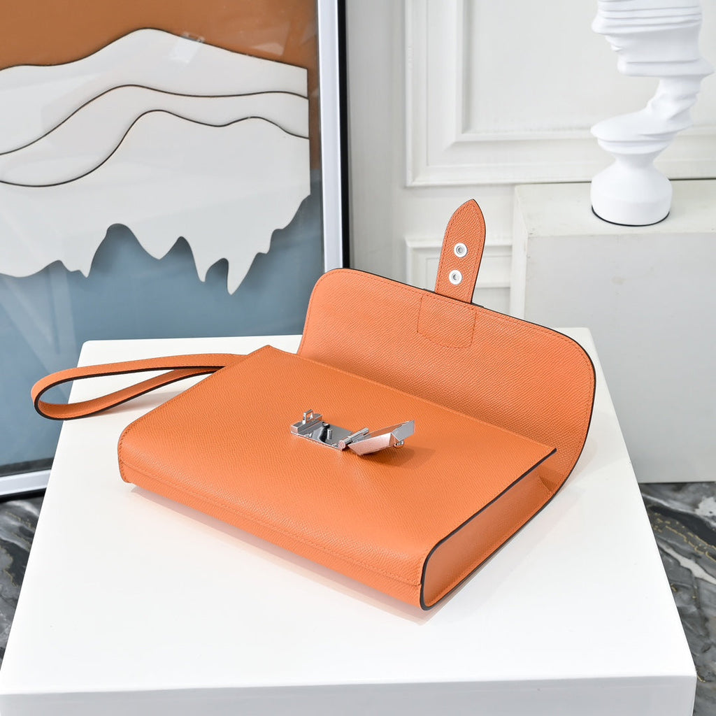 Hermès Sac a Depeches 24 Orange Epsom - Default Title - View 4
