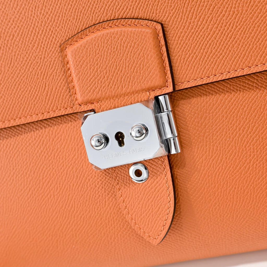 Hermès Sac a Depeches 24 Orange Epsom - Default Title - View 5