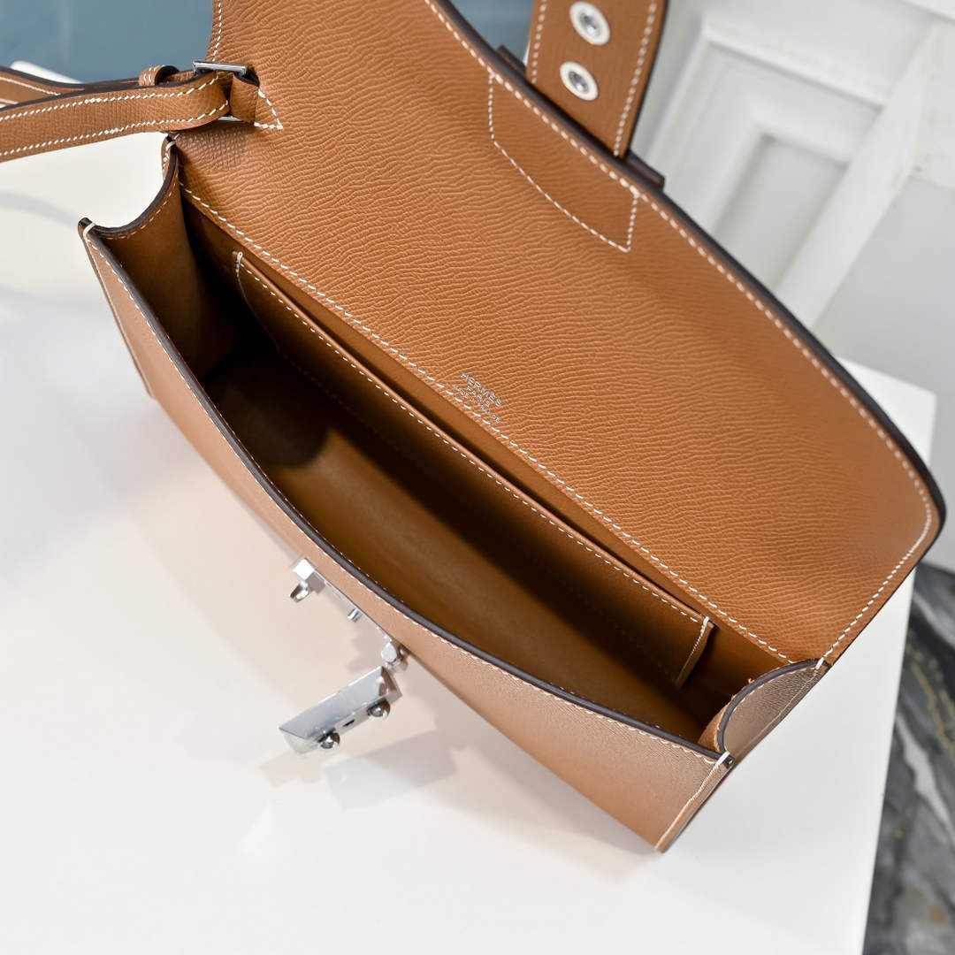 Hermès Sac a Depeches 24 – Brown Epsom Calfskin – Business Bag - Default Title - View 9