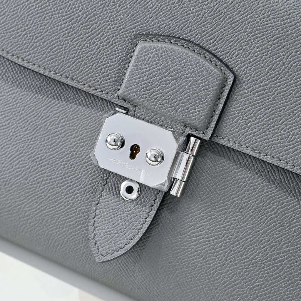 Hermès Sac a Depeches 24 – Gray Epsom Calfskin - Default Title - View 6