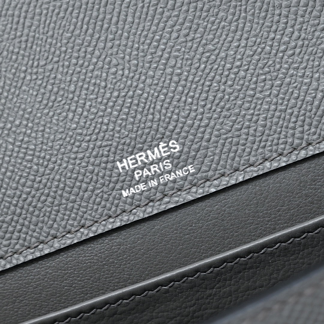 Hermès Sac a Depeches 24 – Gray Epsom Calfskin - Default Title - View 8