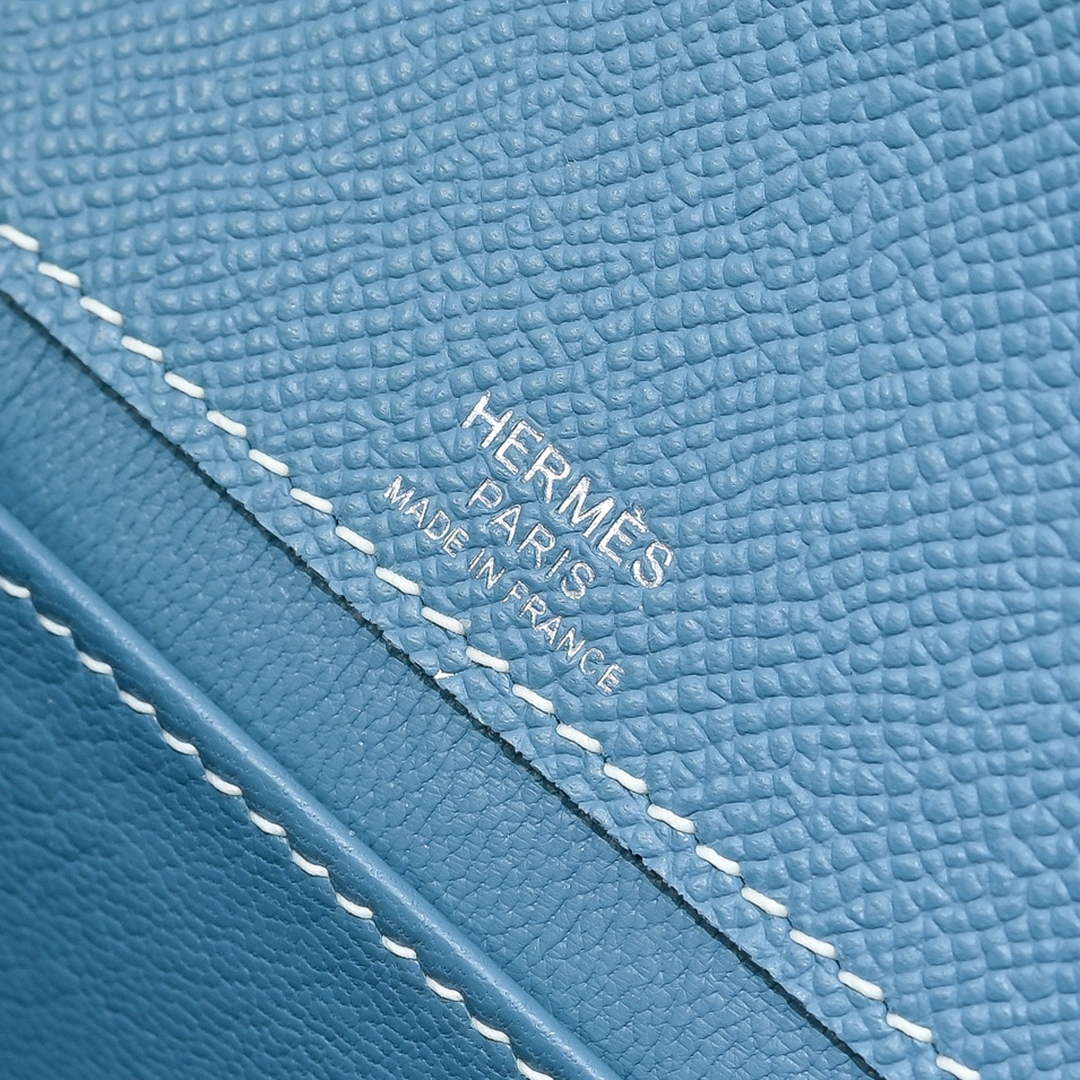 Hermès Sac a Depeches 24 – Blue Epsom Calfskin - Default Title - View 8