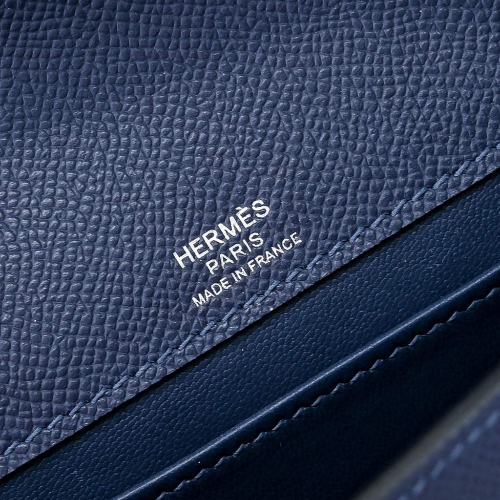 Hermès Sac a Depeches 24 | Epsom Calfskin | Navy - Default Title - View 8