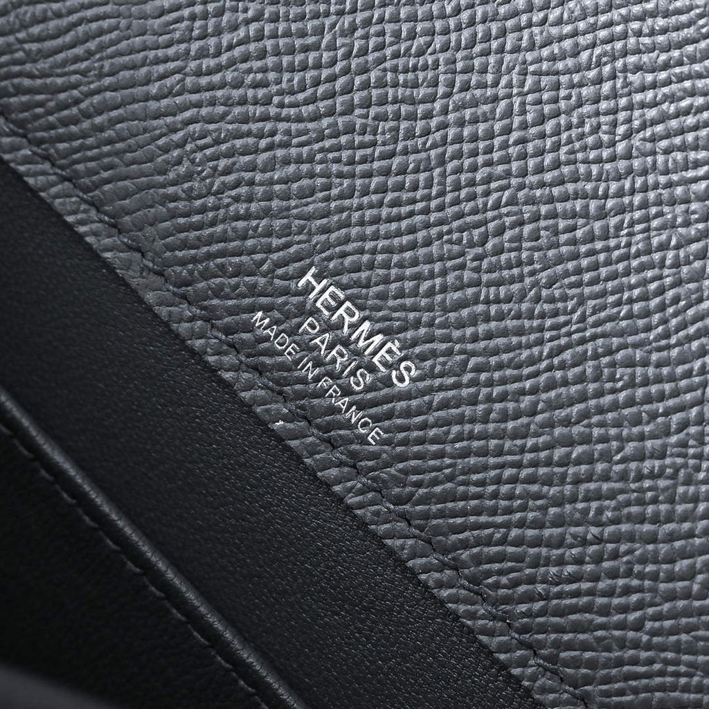 Hermès Sac Dépêche 21 – Dark Gray Epsom Calfskin Leather Bag