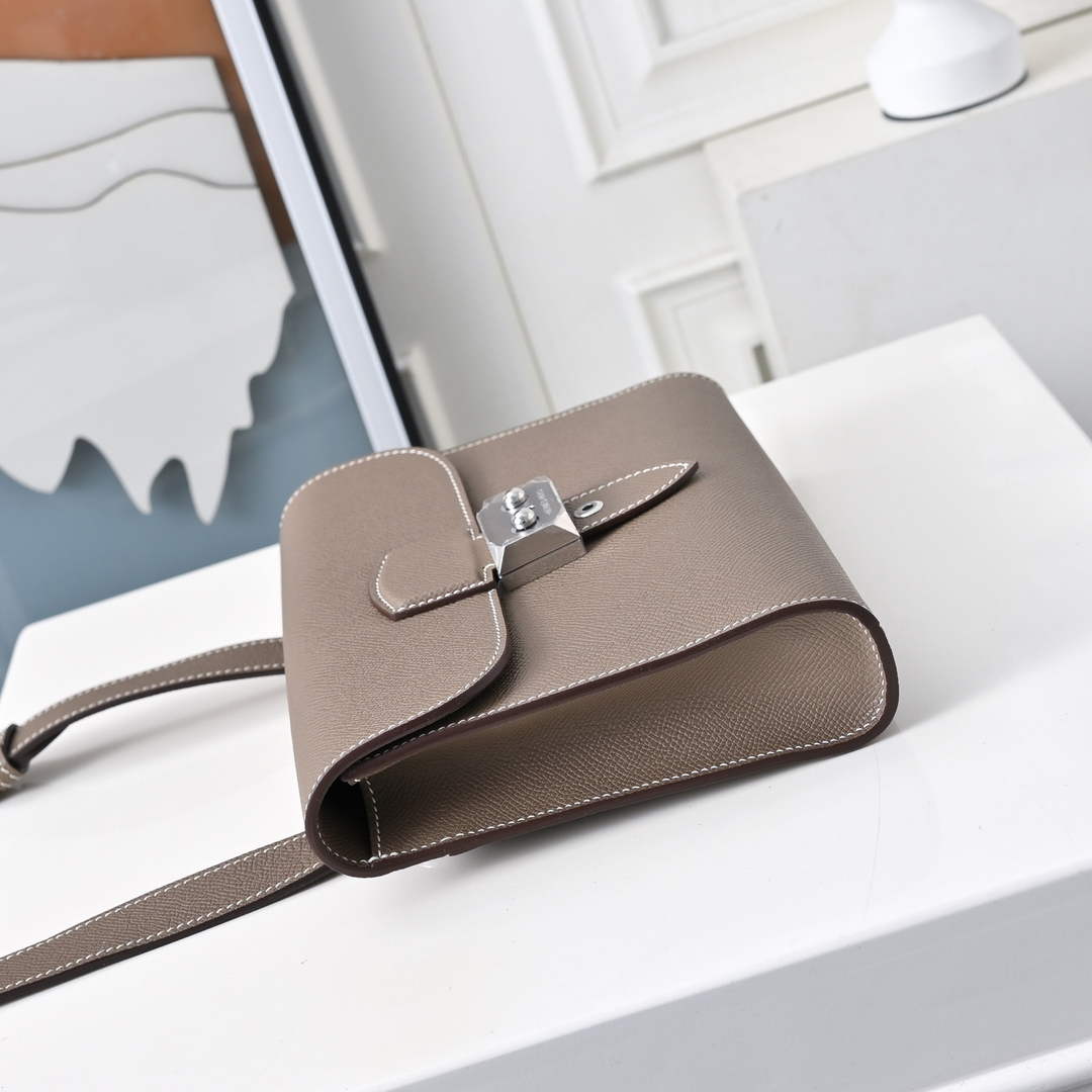 Hermès | Sac Dépêche 21 | Epsom Calfskin | Gray | Handbag