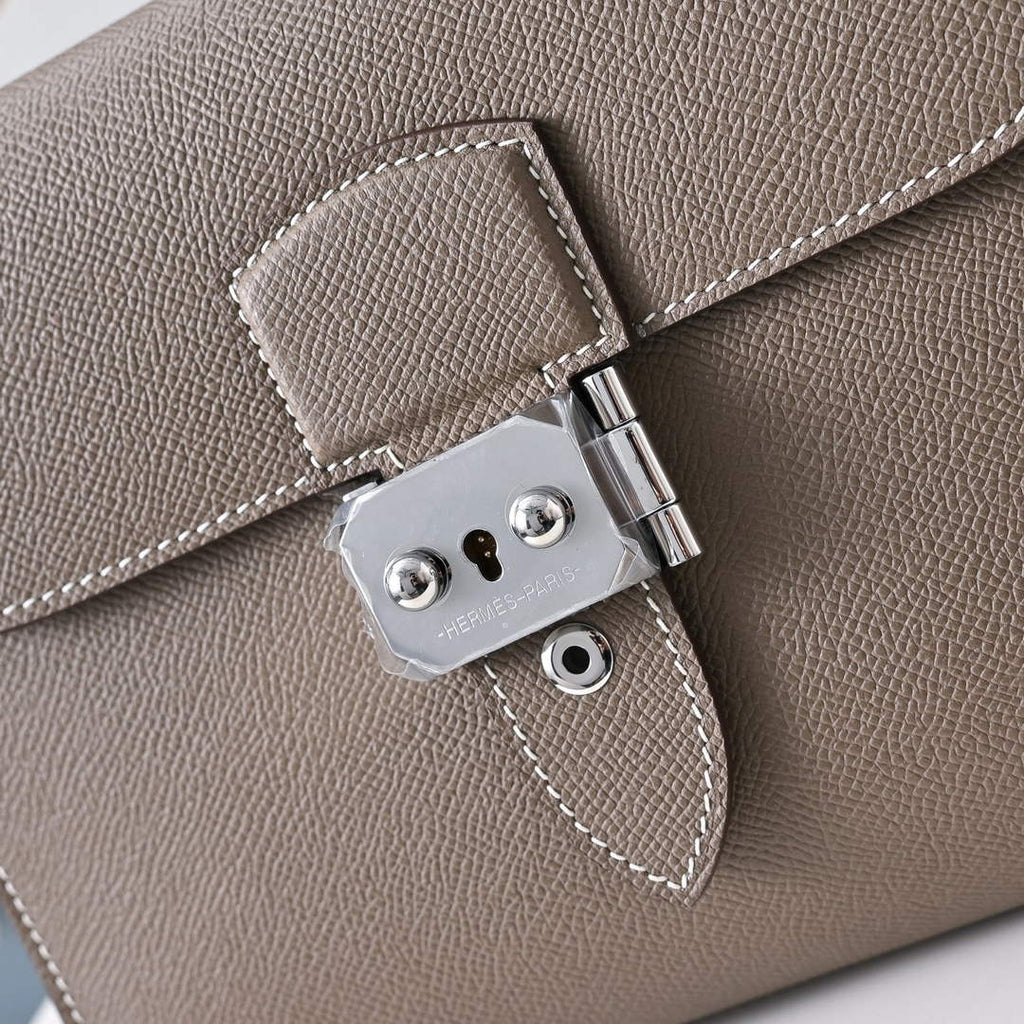 Hermès | Sac Dépêche 21 | Epsom Calfskin | Gray | Handbag