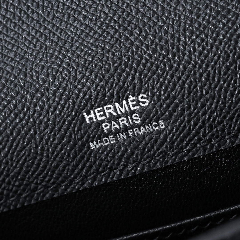 Hermès Sac Dépêche 21 Epsom Calfskin Black Bag