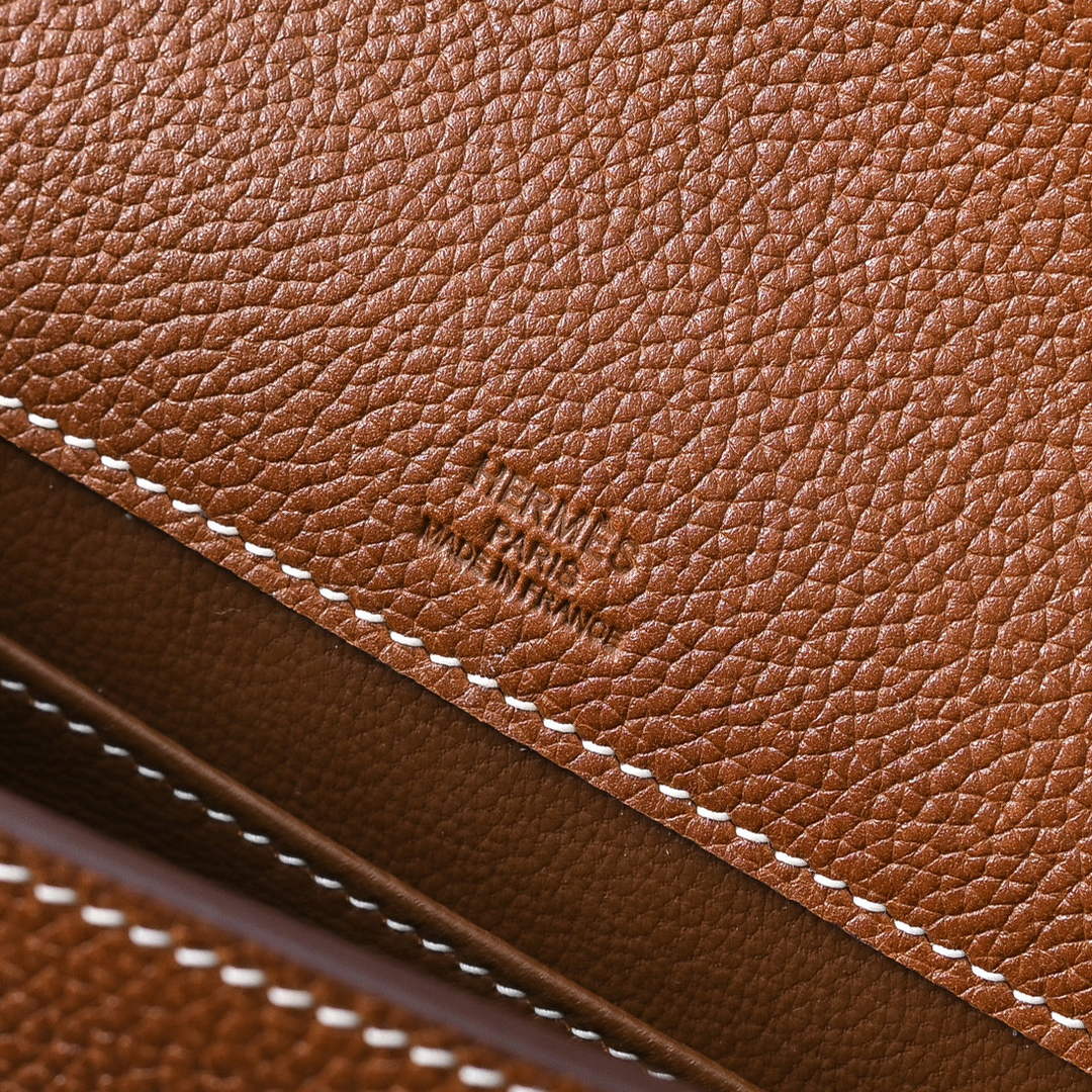 Hermès Sac à Dépêches 21 – Secure Lockable Flap – Brown Epsom Calfskin