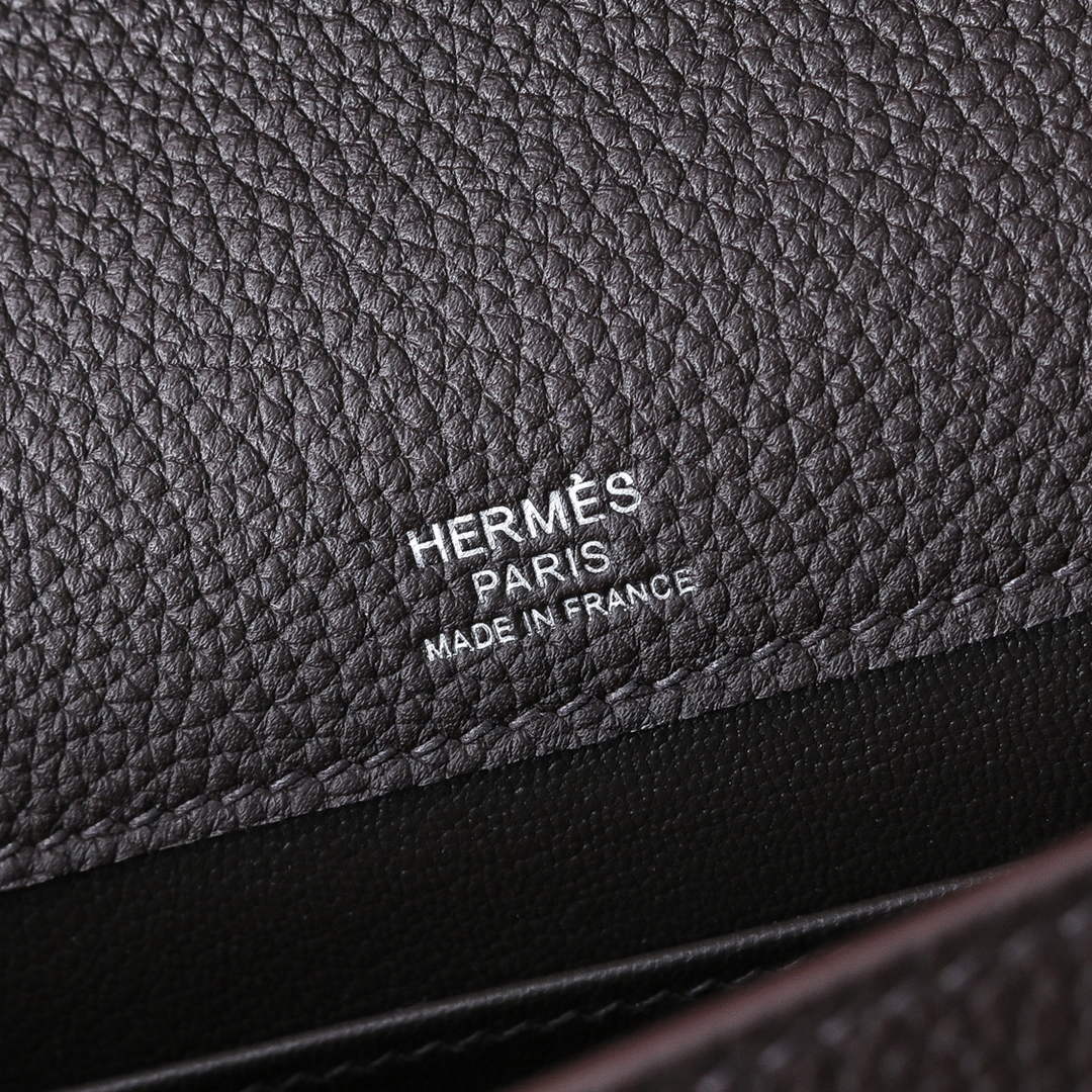 Vintage-Inspired Hermès Sac Dépêche 21 in Coffee Epsom Calfskin