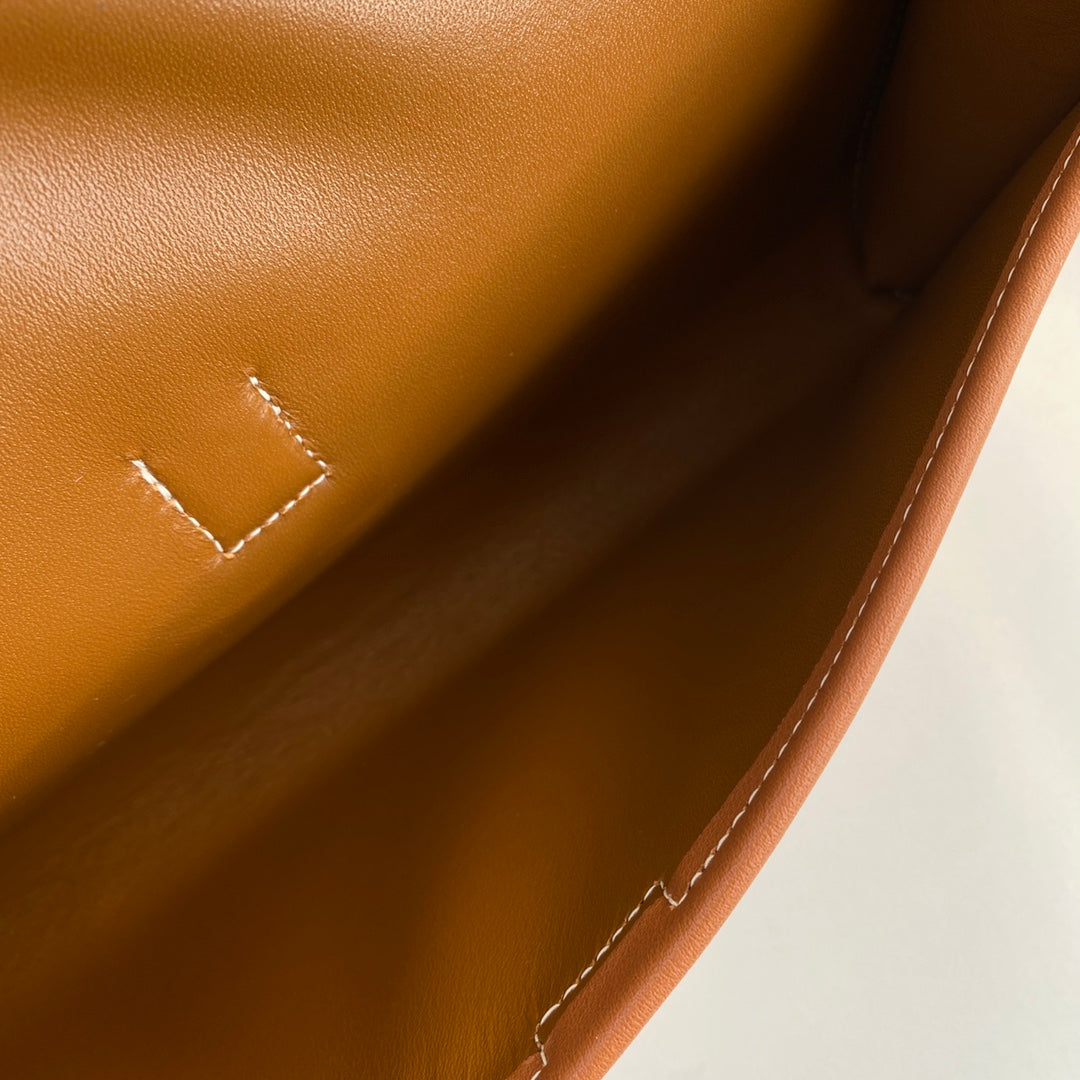 Hermes Wallet Clutch Swift Leather 29cm In Light Brown