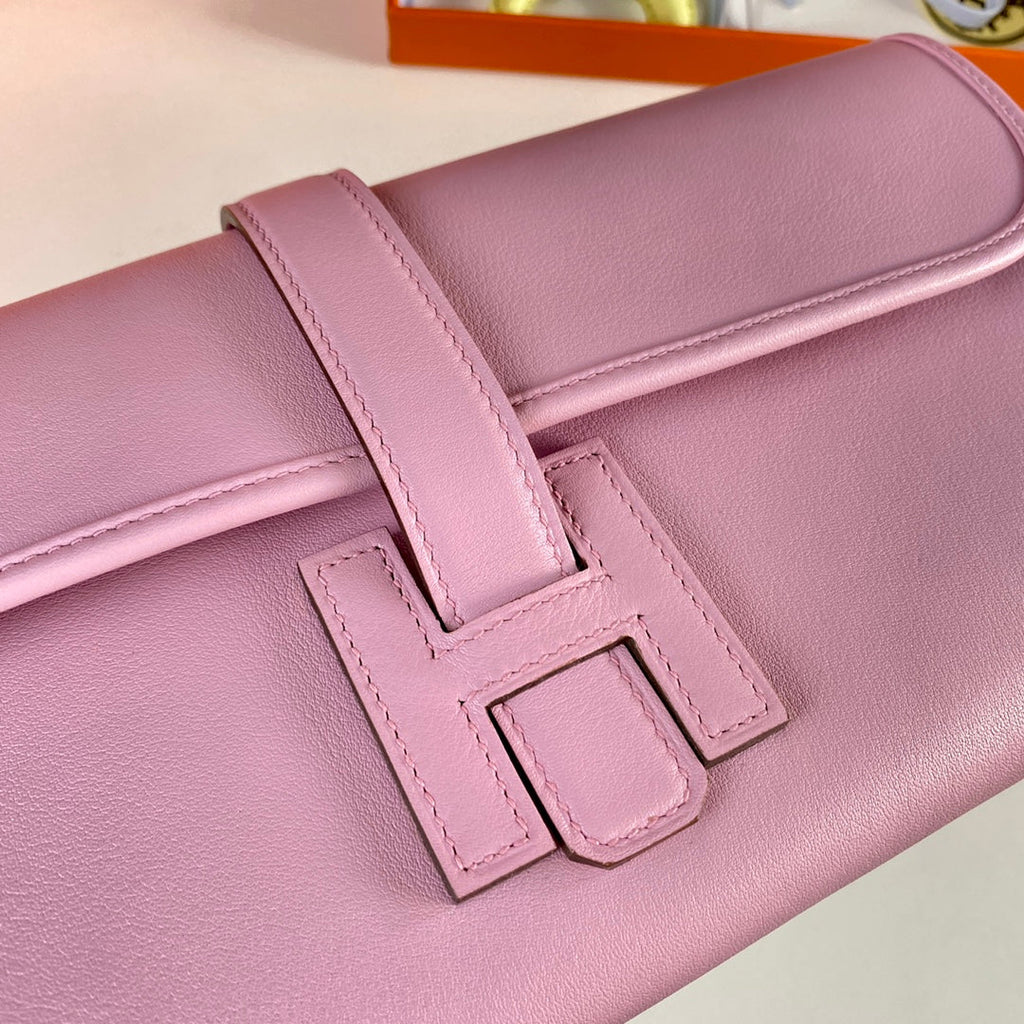 Hermes Wallet Clutch Swift Leather 29cm In Light Purple