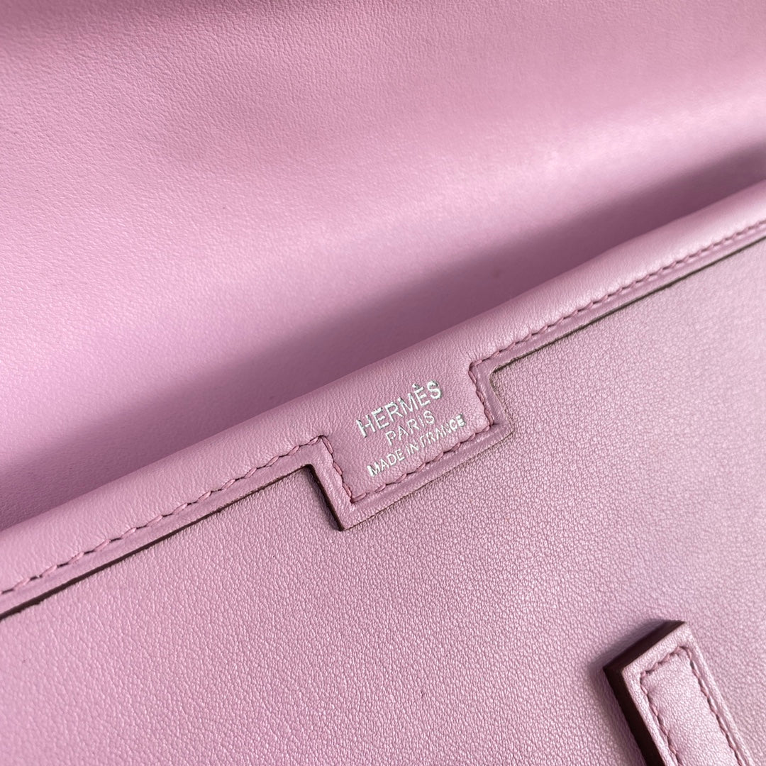 Hermes Wallet Clutch Swift Leather 29cm In Light Purple