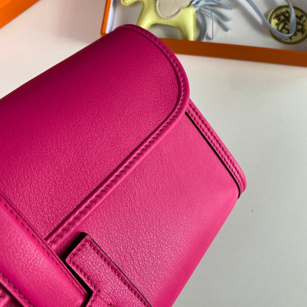 Hermes Wallet Clutch Swift Leather 29cm In Plum