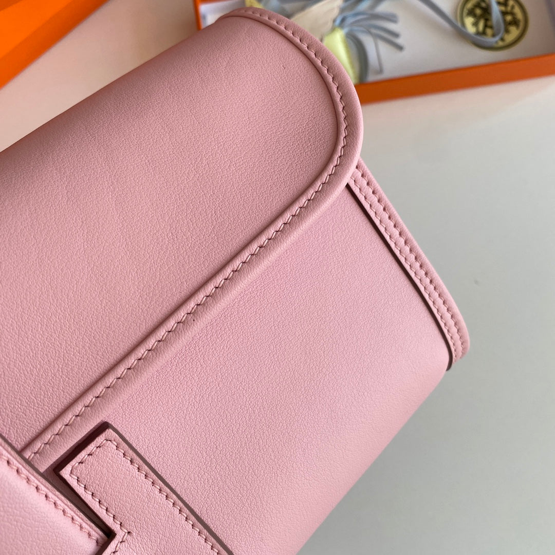 Hermes Wallet Clutch Swift Leather 29cm In Light Pink