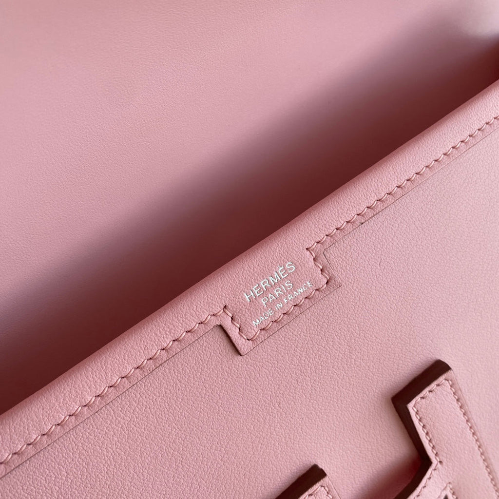 Hermes Wallet Clutch Swift Leather 29cm In Light Pink