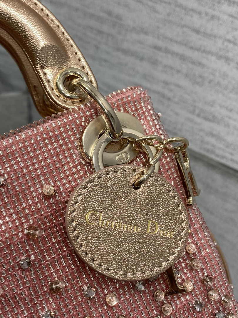 Lady Dior Micro Bag S0856 Pink Lambskin - Default Title - View 9