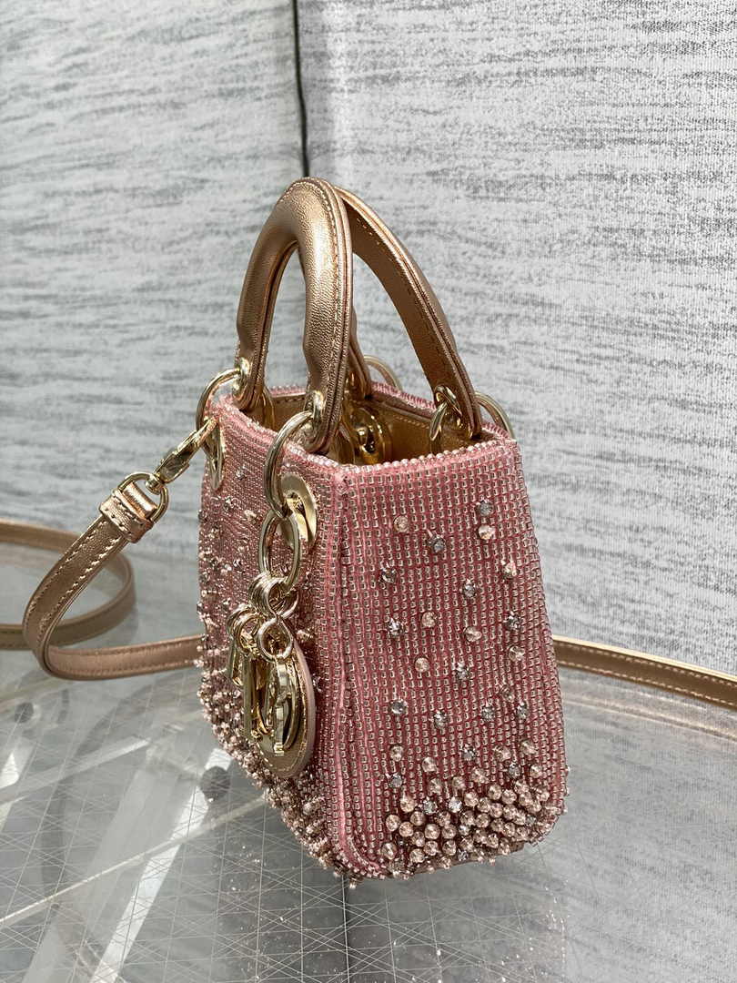 Lady Dior Micro Bag S0856 Pink Lambskin - Default Title - View 4
