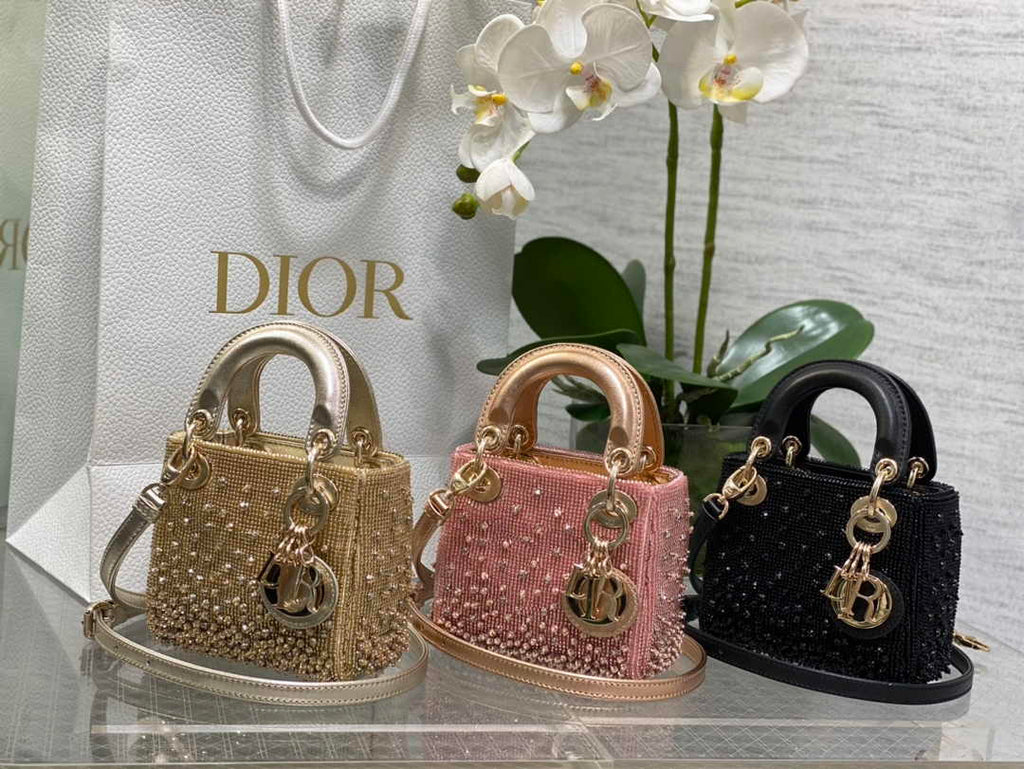 Lady Dior Micro Bag S0856 Black Lambskin - Default Title - View 1
