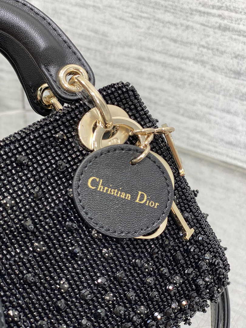 Lady Dior Micro Bag S0856 Black Lambskin - Default Title - View 9