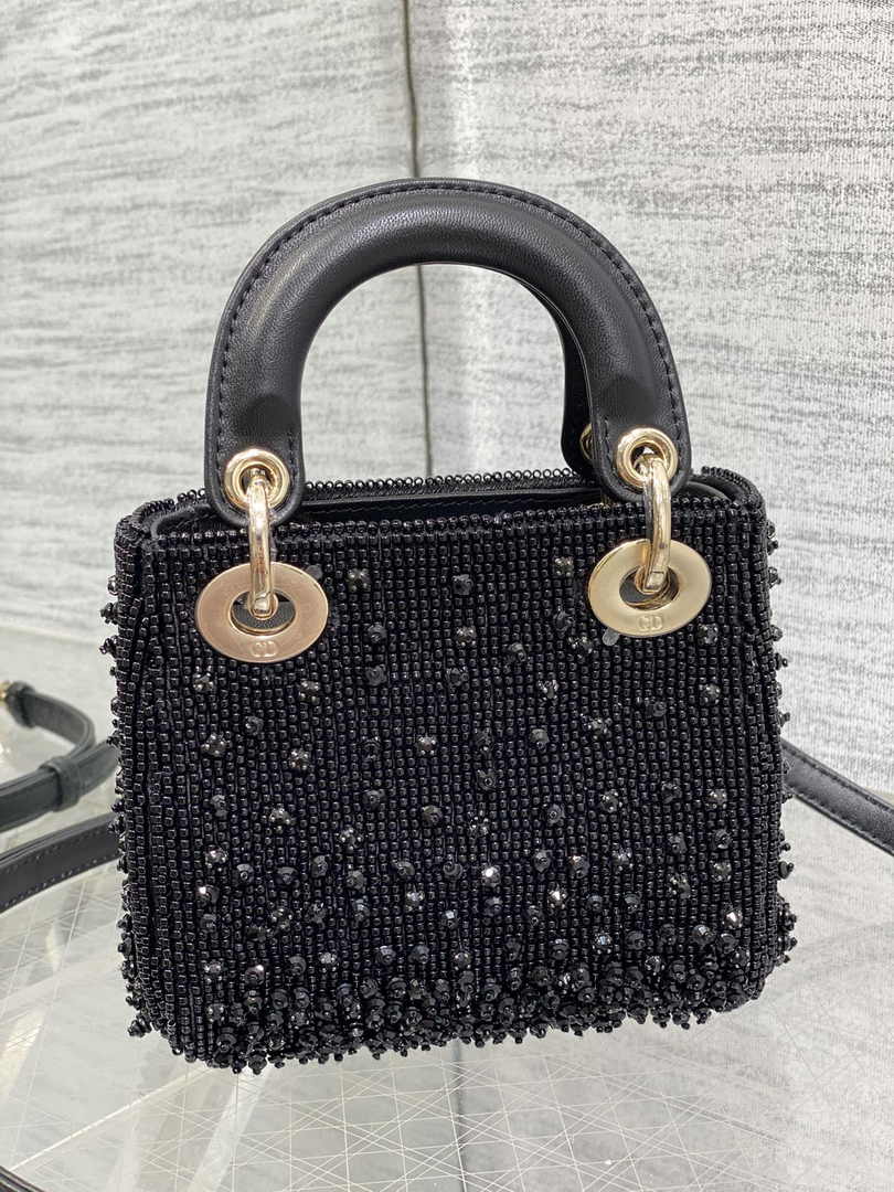 Lady Dior Micro Bag S0856 Black Lambskin - Default Title - View 4