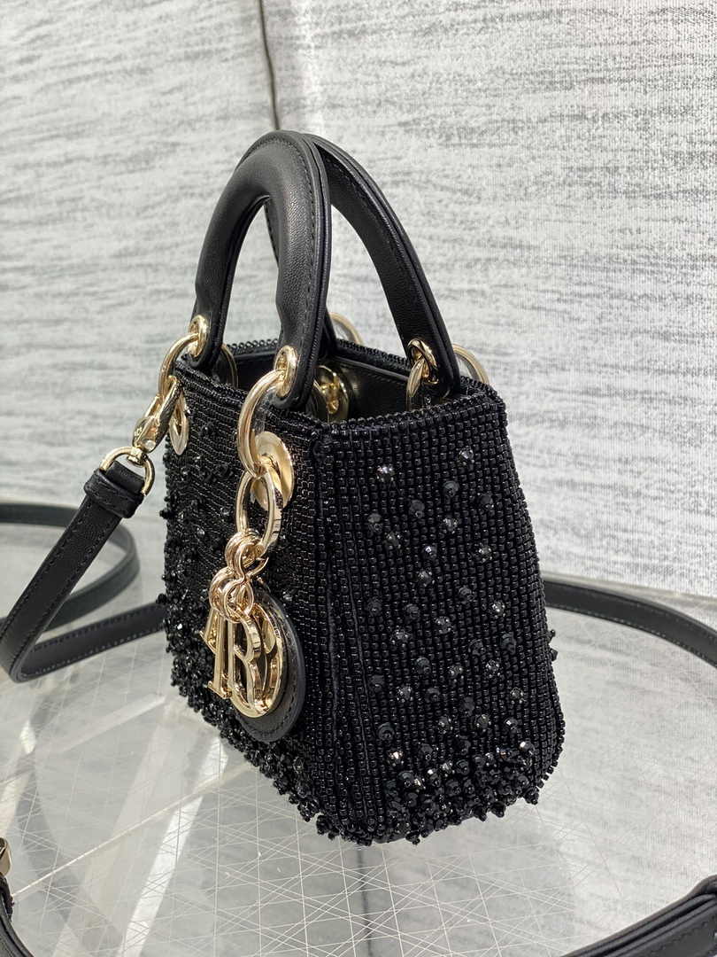 Lady Dior Micro Bag S0856 Black Lambskin - Default Title - View 5
