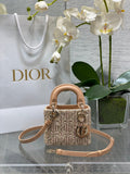 Lady Dior Micro Bag S0856 Apricot Lambskin M53 - Default Title - View 1