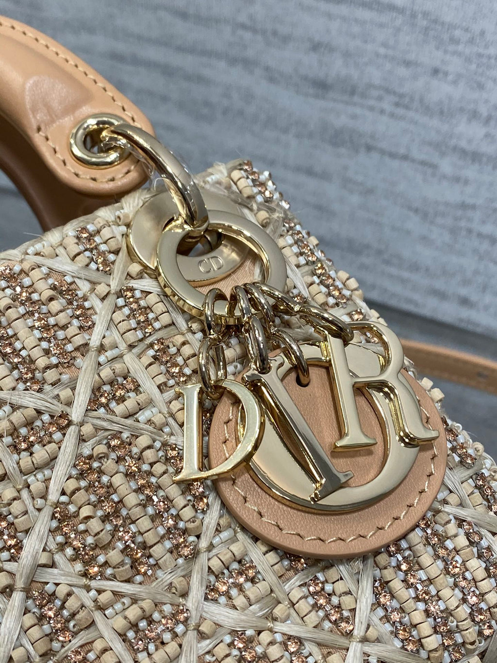 Lady Dior Micro Bag S0856 Apricot Lambskin M53 - Default Title - View 9