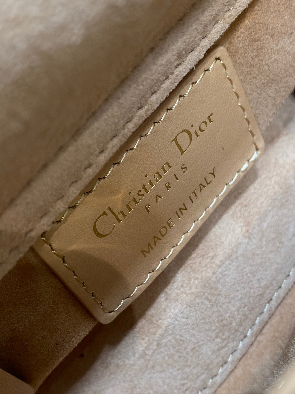 Lady Dior Micro Bag S0856 Apricot Lambskin M53 - Default Title - View 8