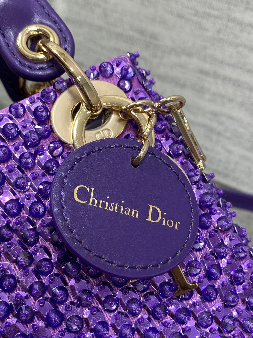 Lady Dior Micro Bag S0856 Purple Lambskin M50 - Default Title - View 10
