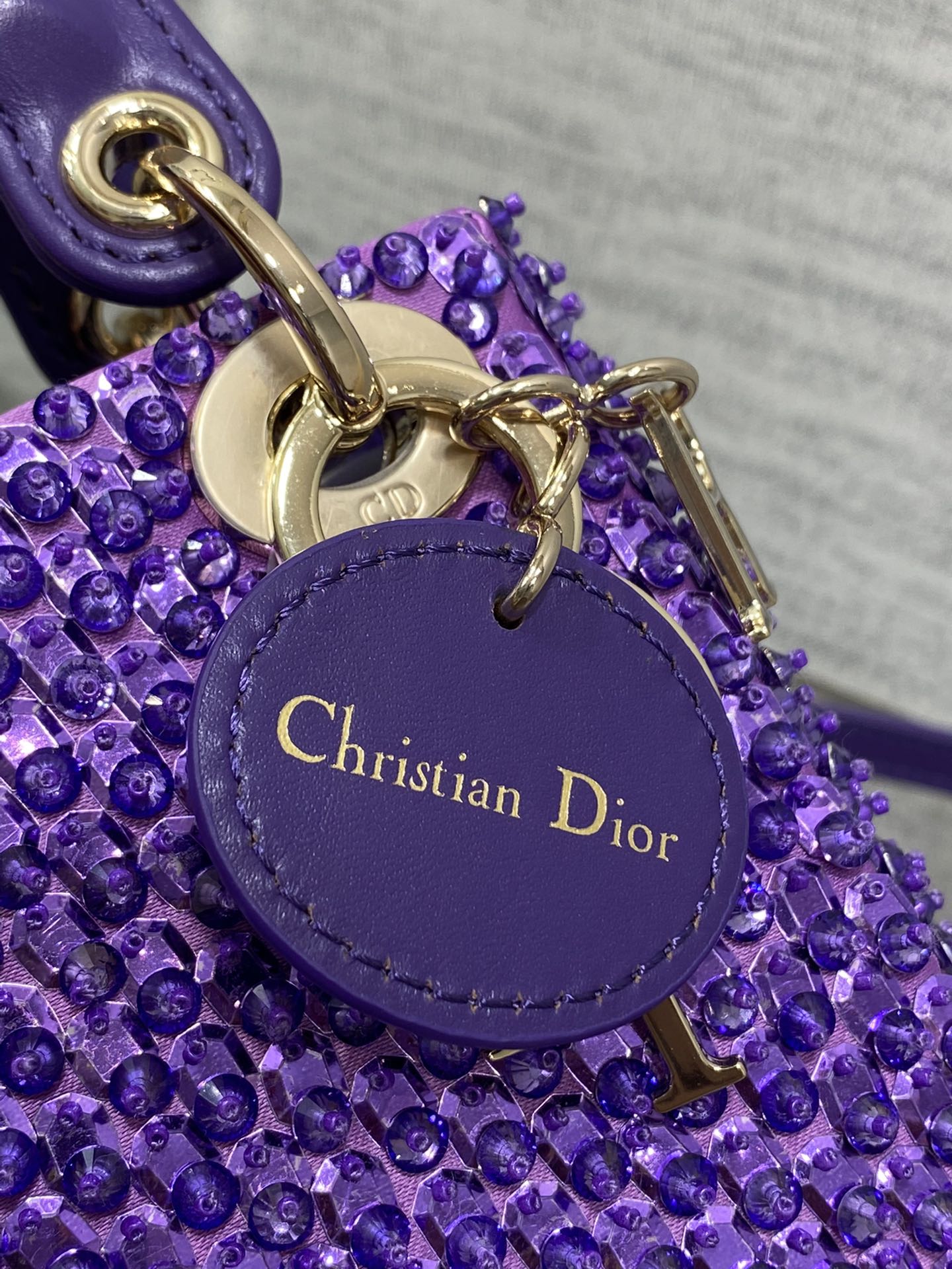 Lady Dior Micro Bag S0856 Purple Lambskin M50 - Default Title - View 10