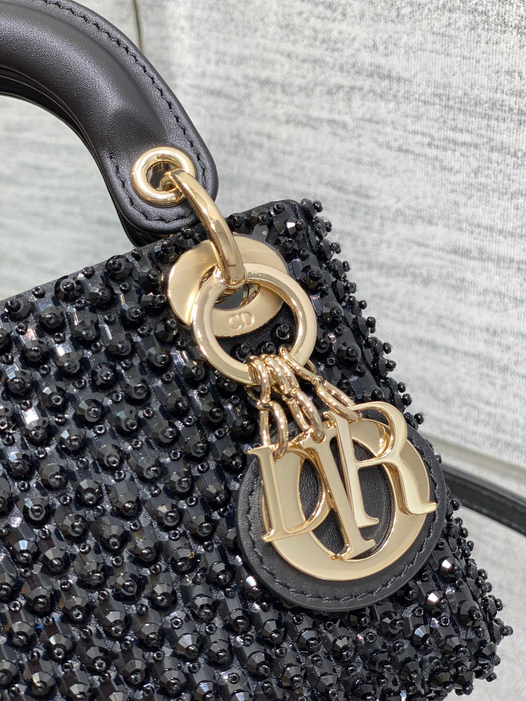Lady Dior Micro Bag S0856 Black Lambskin M51 - Default Title - View 9