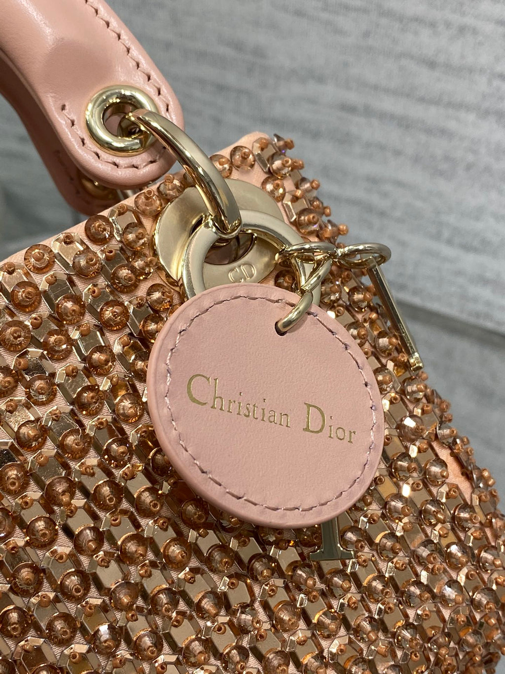 Lady Dior Micro Bag S0856 Pink Lambskin M52 - Default Title - View 10