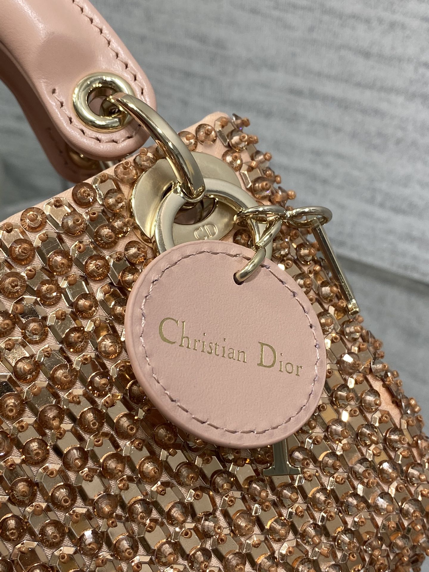 Lady Dior Micro Bag S0856 Pink Lambskin M52 - Default Title - View 10