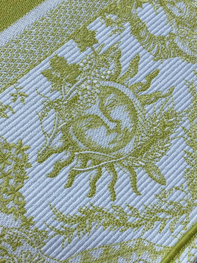 Large Dior Book Tote M1286 Raffia with Yellow Toile de Jouy Soleil Embroidery