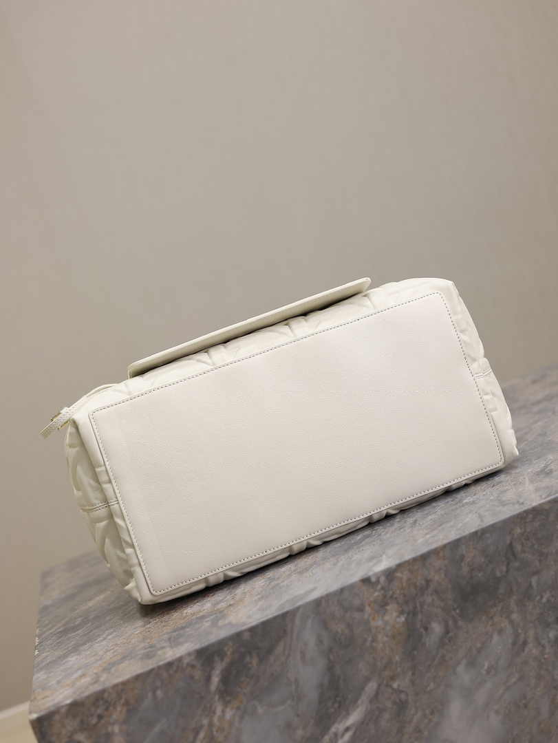 Large Dior Toujours Bag M2820 Latte Graphic Cannage Calfskin - Default Title - View 7