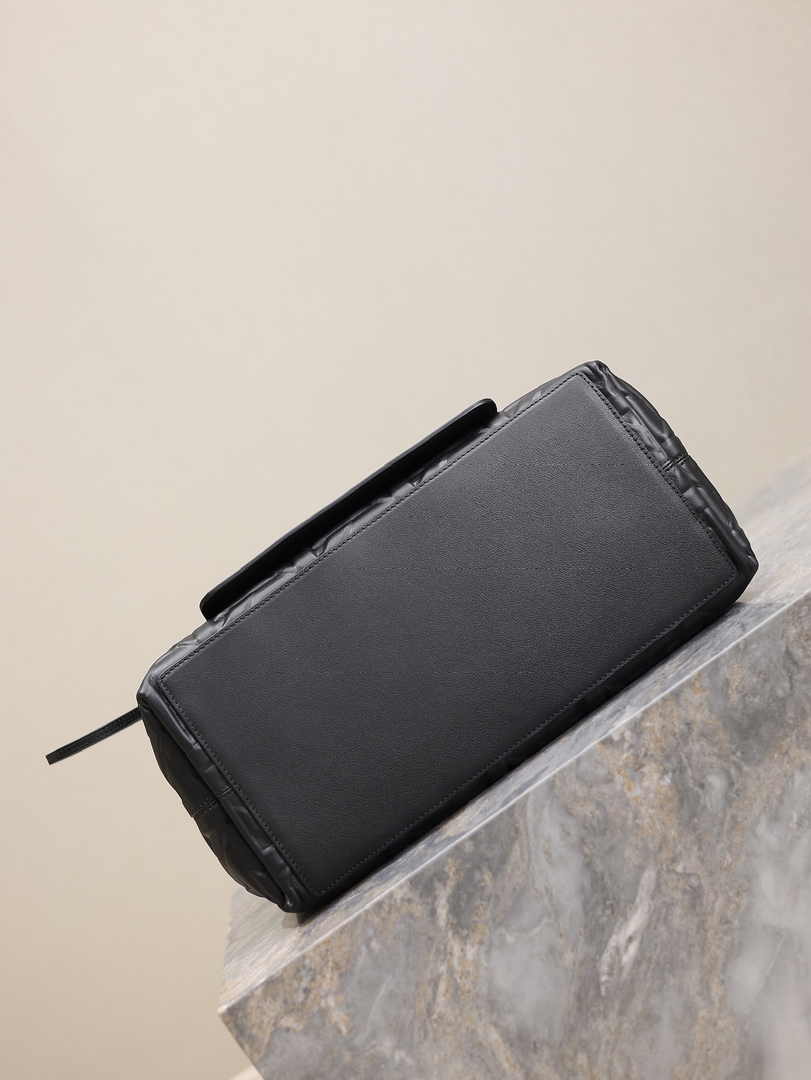 Large Dior Toujours Bag M2820 Black Graphic Cannage Calfskin - Default Title - View 7