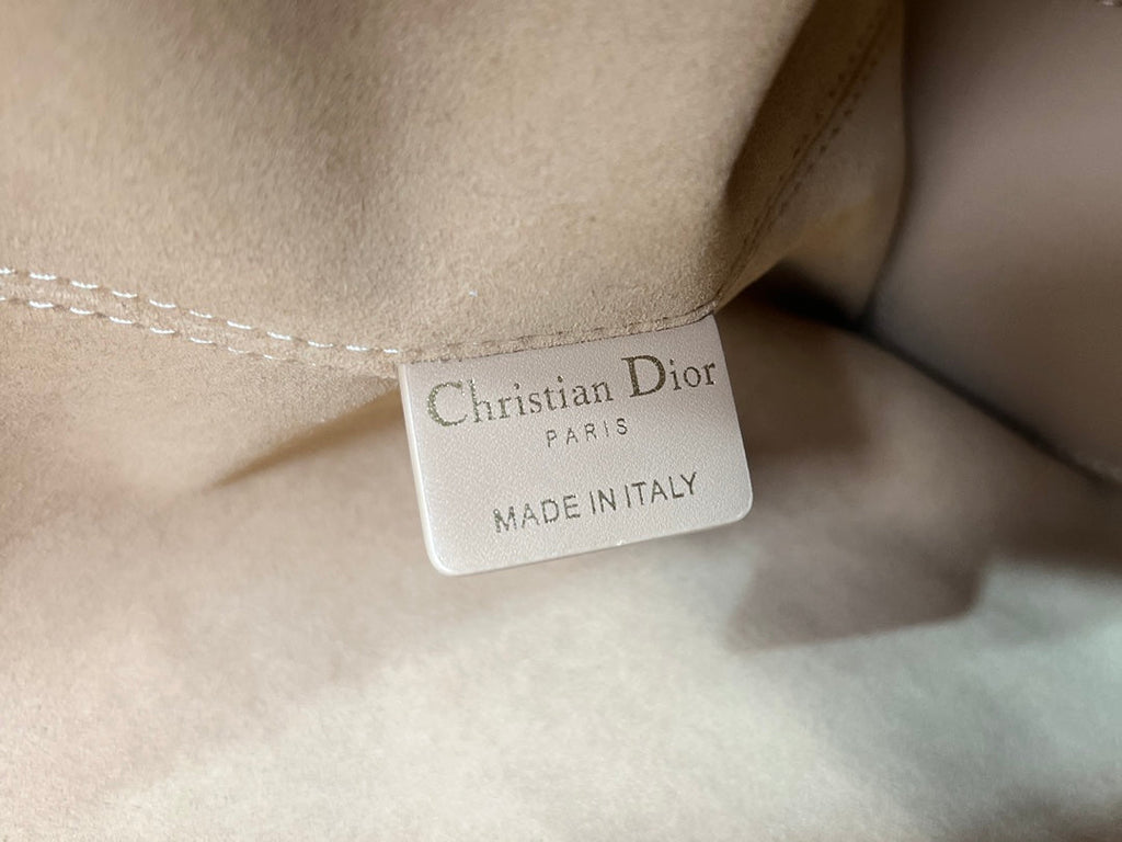 Large Dior Toujours Bag M2820 Tan Macrocannage Calfskin - Default Title - View 9