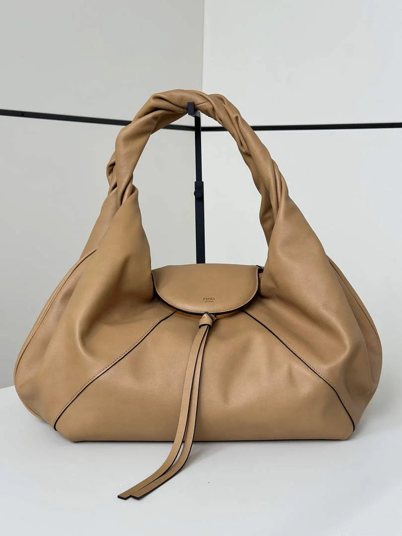 Large Fendi Spy Bag, 8BR839 calfskin apricot - Default Title - View 1