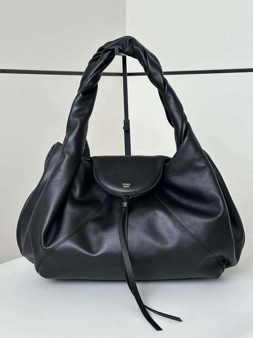 Large Fendi Spy Bag, 8BR839 calfskin black - Default Title - View 1