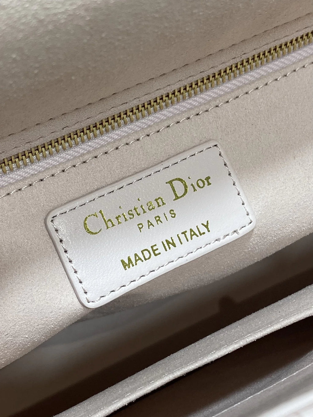Large Lady Dior Bag M0566 Light Pink Lambskin Gold Hardware - Default Title - View 9